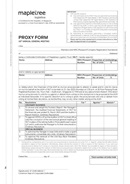 Proxy Form Of The 16th Annual General Meeting Of Mapletree Logistics Trust